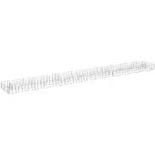 vidaXL Gabion plantenbak verhoogd 270x30x10 cm gegalvaniseerd staal