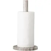 Bloomingville Emy keukenrolhouder marmer 30 cm Natuur