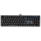 Nedis Bedraad Gaming Toetsenbord | USB Type-A | Mechanische Toetsen | LED | QWERTZ | Duits | USB Gevoed | Lengte stroomkabel: 1.50 m | Gaming - GKBDM110BKDE