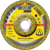 Klingspor 188466 A 24 Extra Afbraamschijf gebogen Diameter 125 mm Boordiameter 22.23 mm Staal 10 stuk(s)