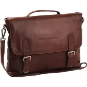 Chesterfield Schoudertas bruin, Effen