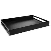 Leopold Vienna - Dienblad rechthoek 55x40x6cm MDF zwart