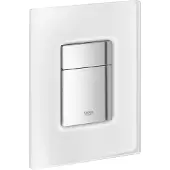 GROHE Skate Cosmopolitan bedieningsplaat tweeknops frontbediening glas Wit