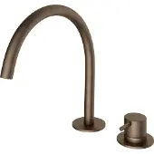Hotbath Cobber CB023 wastafelkraan 2-gats verouderd messing