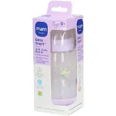 Mam Easy Start Anti-colic Babyfles Lila 0+ Mnd 260 Ml