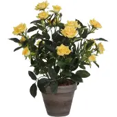 Mica Kunstbloem Potroos, geel