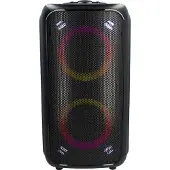 Nedis Bluetooth Party Speaker | Maximale batterijduur: 5 uur | 240 W | Handgreep | Feestverlichting | Equalizer | Oranje / Zwart - SPPT2480BK