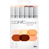 Copic Sketch Inktpatroon Skin Tones 6 stuks