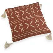Versa Kussen Versa Rood Kwastjes 10 x 45 x 45 cm