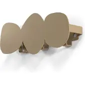 Spinder Design Spinder x Eva van de Ven kapstok Tumulo Small - Champagne - 3 haken