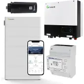 Growatt SPH5000TL3-BH-UP 5kW Hybride Omvormer Met 12,8 KWh Thuisbatterij
