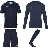 Uhlsport Prediction Keeperstenue Pack Donkerblauw Geel