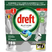 Dreft Platinum All-in-One Original Vaatwastabletten (39 stuks)