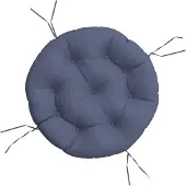 vidaXL Zitkussen rond Ø 60x11 cm oxford stof marineblauw