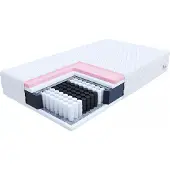 FDM MEMORY MAX Matras 100x200 cm - Pocketvering Matrassen Eenpersoons - Hoogte 24 cm H2 en H3 - Dubbelzijdig - 7 zones - Afritsbaar hoes wasbaar - Antiallergisch en Ademende - Öko-Tex gecertificeerd