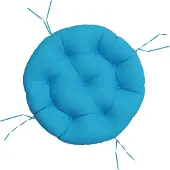 vidaXL Kussen rond Ø 60x11 cm oxford stof lichtblauw