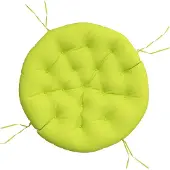 vidaXL Zitkussen rond Ø 100x11 cm oxford stof heldergroen