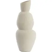 Light & Living vaas Ø19x46,5 cm aram keramiek crème