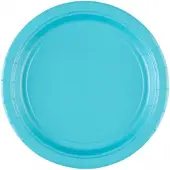 Amscan Bord caribbean blauw 23cm 8 stuks