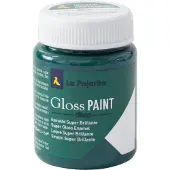 La Pajarita glans verf 75ml donkergroen hobbyverf.