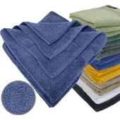 ISleep Terry Badlaken - 2 Stuks - 70x140 cm - Donker Blauw