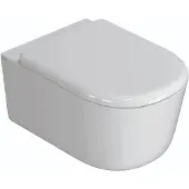 Globo Wandcloset lalita 54x36 cm cleanstorm glans wit