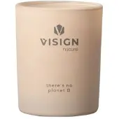 Visign Nature Geurkaars Glas - No Planet B - No Planet B