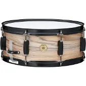 Tama Woodworks WP1455BKNZW Snaredrum – 14x5.5" Poplar - Natural Zebrawood Wrap