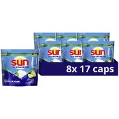 SUN 8x Vaatwascapsules Citroen 17 stuks