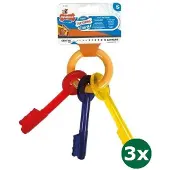 Nylabone puppy chew bijtsleutels baconsmaak 3x Tot 11 kg