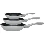 Cheffinger Koekenpannenset - 3-delig - Ø 20/24/28 cm - Zilver
