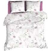 Romanette Dekbedovertrek Jardin Rose Katoen-240 x 200 / 220 cm | Lits-Jumeaux