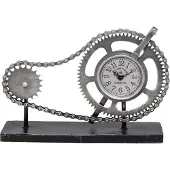 Volt! VOLT - klok - tandwiel tafelklok - tandwiel klok - Afm. 31cm - industriële klok