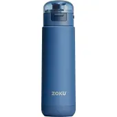 Zoku Thermosbeker, 0.5 L, RVS/Polypropyleen, BPA vrij, Blauw -