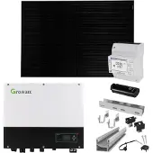 Growatt 6kWp Glas Glas PV-systeem Met SPH6000TL3-BH-UP