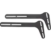 Allteq Soundbarhouder - Zwart - Maximale belasting 6-10 kg -