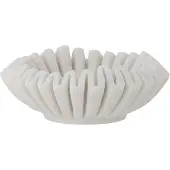 Bloomingville Schaal Harmonia marmer wit Ø17,5 x 6 cm