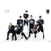 Merkloos Poster BTS Black and White 91,5x61cm