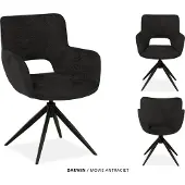 Maxfurn MX Sofa Eetkamer stoel Darwin | kleur: Antraciet