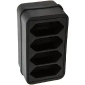 Allteq Stopcontact platte stekker splitter 4-voudig met kinderbeveiliging