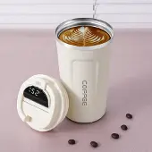 Topco Koffiemok met Temperatuurdisplay 380 ml - Wit