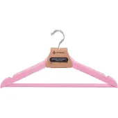 Springos Kledinghangers | Kledinghanger | 3 Stuks | Roze