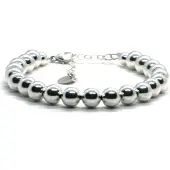 Heaven Eleven - Dames - armband - fijn - 925 - zilver - 7mm verstelbaar
