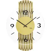 AMS 9695 moderne glazen wandklok