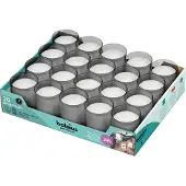 Bolsius Horeca Relight navullingen 64/52 tray 20 Grijs