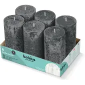 Bolsius Stompkaars Grey 6stuks