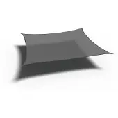Platinum Coolfit schaduwdoek vierkant 5.0x5.0x5.0x5.0m - Antraciet