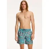 Shiwi SWIMSHORTS Regular fit machu pichu - donkergroen - L