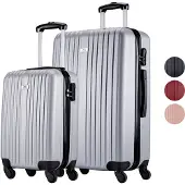 Slazenger Kofferset | | 2-delig (Hand- en ruimbagage, Zilver)