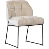 Bronx Scandinavische eetkamerstoel Jelle taupe.